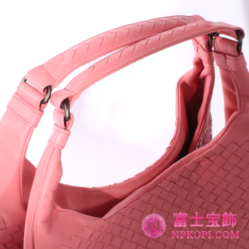 【2010年秋冬モデル】Bottega Veneta/ボッテガ・ヴェネタ  ラムスキン ショルダーバッグ ペタルピンク 125787V00166678